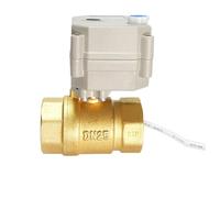 1" Brass Motor Operated Valve BSP/NPT Metal Gears, DC12V / DC24V 2/3/5/7 Wires DN25 Electric Motorized Ball Valve(NPT THREAD_DC5V_CR301)