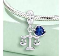 1 breloque exquise en forme de constellation argentée pour femme | Bracelet à breloques à faire soi-même et à porter au quotidien - Bijoux assortis - Perles de décoration pour femme