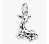 1 breloque vintage en forme de girafe pour la fabrication de bijoux et les tenues quotidiennes assorties - Cadeau d'anniversaire pour votre amour