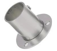 1 Bride En Acier Inoxydable For Tringle À Rideau De Garde-robe, Support De Tube Rond, Accessoires De Meubles, Support De Tube De Serviette(X-22mm)