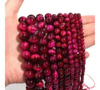 1 Brin Perles De Pierre D'œil De Tigre Rouge Naturel, 4/6/8/10mm, Fournitures De Fabrication De Bijoux Diy 6mm,8mm,10mm,4mmAgate