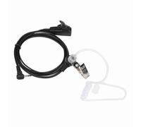 1 Broche 2.5mm Tube Écouteur Acoustique pour Talkie Walkie Ligne Intégrée Mic Microphone, Kit Bobine Acoustique Écouteur Audio Kit pour Motorola Cobra Talkabout