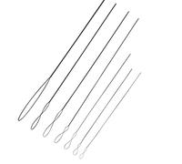 1 broche à gros chas de 8 à 14 cm de long, 0,15 mm, 0,2 à 0,7 mm, fil facile à enfiler, aiguilles pour la fabrication de bijoux, bricolage agréable et pratique