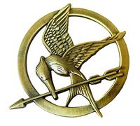 1 pièce Broche Katniss Everdeen du jeu de la faim, accessoire cosplay, réplique, pin Geai moqueur, insigne