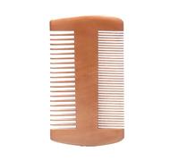 1 brosse à cheveux en bois naturel de 9,8 cm, peigne à barbe pour homme