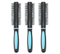 1. Brosse à cheveux ronde Nutriess, peigne à rouleau de Massage du cuir chevelu, réduit la traction des cheveux pour un usage domestique en Salon, 3 pièces