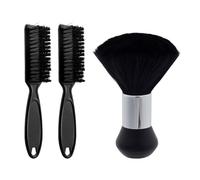 1 brosse à poils doux, 2 brosses à cheveux, brosse de nettoyage des cheveux cassés, brosse à manche, blaireau, accessoires de coiffure, plumeau de coiffure