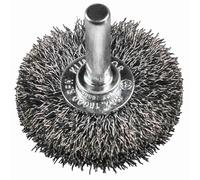 1 brosse circulaire Klingsport 358357 - Diamètre : 30 x largeur : 9 x tige : 6 mm - Pour acier inoxydable