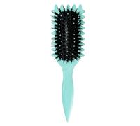 1 brosse de coiffage pour boucles, élastique, peigne à bulles, brosse à boucler professionnelle, outils de coiffage, peignes à cheveux, peigne en plastique (vert)