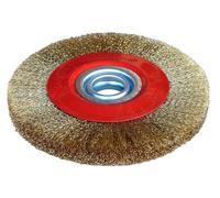 1 brosse disque pour touret 150 mm 20 mm - Alésage 32 mm