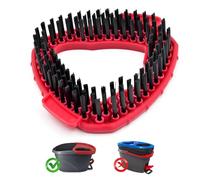 1 Brosse,Tête De Brosse De Rechange Pour Balai Compatible avec Vileda Easywring Spin Vadrouille Système 1 Réservoir, Triangle Vadrouille Spin Tête, Multifonction Brosse pour sols et carreaux