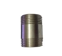 1" BSP Equal Male Thread Barrel Nipple 304 Stainless Pipe Fitting Connector Coupler water oil air