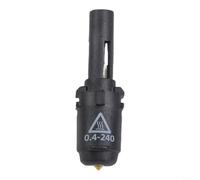 1 buse d'assemblage pour Flashforge Adventurer 3/4 pour imprimante 3D 04 mm en métal Hot End Kit pour un entretien précis de routine d'extrusion Noir