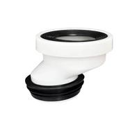 1 Buse De Raccordement For WC, Vidange Droite Excentrique En PVC(C)