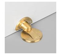 1 Butée De Porte Autocollante | Quincaillerie de meubles d'arrêt de porte de plancher de loquet caché de support(Gold)