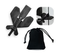 1 butée de porte et 1 sac de rangement noir, serrure de voyage en acier inoxydable, antivol, pas de perçage nécessaire, serrure de confidentialité de sécurité, convient pour hôtel, serrure de porte
