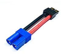 1 câble adaptateur EC5 femelle vers Traxxas TRX compatible mâle à courant élevé 12 AWG pour batterie Lipo 10 cm RC modélisme