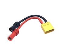 1 câble adaptateur XT90/XT60 vers XT150 en silicone pour câble de conversion équilibrée de charge - Connecteur de circuit DIY (XT150MF-XT60 mâle)