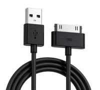 1 câble de charge et de synchronisation USB Peak Power 30 broches de 1 m - Compatible avec iPod Nano, Touch, Classic, Video, iPhone 3G/3GS/4/4S et iPad 1/2/3 (noir)