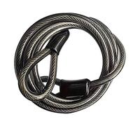 1 câble de verrouillage de vélo de 8 m - Anti-vol - Câble en acier de sécurité pour vélo de route - Câble en acier pour arrière électrique