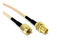 1 câble RG316 RP-SMA femelle vers fiche SMA mâle connecteur antenne pigtail 15 cm/30 cm/50 cm/100 cm (50 cm)