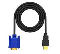 1 câble VGA HD15 DSUB adaptateur vidéo pour PC moniteur de jeu pour HDTV prend en charge plusieurs résolutions y compris 720p 1080i 1080p avec protection contre les interférences