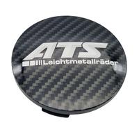 1 cache-moyeu ATS 60 mm carbone (N23) foncé (ATA) - Couvercle de jante d'origine