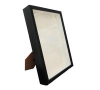 1 Cadre Photo en Bois à Monter soi-même, boîte d'ombre décorative de 3 cm Profondeur for Exposer des œuvres Trois Dimensions pour Fleurs Séchées, Loisirs Créatifs, Photos(Black,13X18cm)