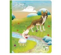 1 Cahier A5 Carreaux Seyes - Les Fables de La Fontaine Modèle Aléatoire G