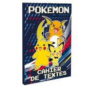 1 Cahier de Textes Manga Pokemon - 15 x 21 cm