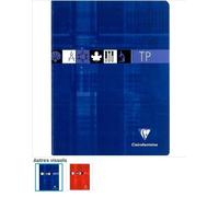 1 Cahier de Travaux Pratiques 17x22cm (1page séyès/1 page unie) 80p coloris assortis