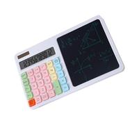 1. Calculatrice solaire à 12 chiffres avec écran LCD et grand écran pour bureau, école, maison, calculatrice scientifique avec charge solaire