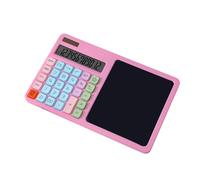 1. Calculatrice solaire à 12 chiffres avec écran LCD et grand écran pour le bureau et l'école