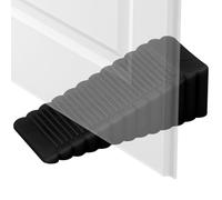 1 cale de porte robuste - Butée de porte, butée de porte empilable | Support de porte flexible et anti-rayures intelligent empilable antidérapant pour grands espaces de porte et sols moqués