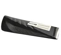 1 cale de séparation rotative massive, noire, 2,3 kg + aimant d'image | Cale tranchante pour fendre le bois léger et sûr, cale rotative pour hache, marteau fendu