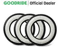 Pneu 3.50-10 51J Noir/Blanc VINTAGE (H692)