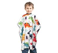 1 cape de coiffeur pour enfant, accessoire de coiffure, réglable, petit dinosaure, convient aux garçons et aux filles., multicolore, 78.7*68.5cm