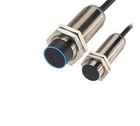 1 capteur de métal M18 détecte la distance du cuivre, de l'aluminium et de l'acier sans atténuation Interrupteur de proximité étanche IP68(E2F-M18KS08W-N2)