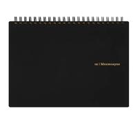 1 Carnet de notes Maruman, couverture rigide (N161) Double câble 5.83" x 8.27" (Squared) blanc