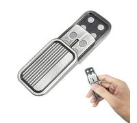 1 carte de poker Push - En métal à trois couches - Pour décompresser les pièces - Argenté