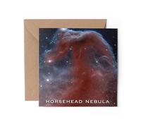1 carte de vœux nébuleuse de la tête de cheval - Univers spatial, galaxie, joyeux anniversaire, passe-temps, cadeau amusant pour hommes et femmes #84933