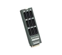 1 Carte D'Extension PH519 M2 PCIe SATA6Gbps à 9 NVMe Mkey Prenant en Charge L'Extension de Disque Dur de Stockage Réseau avec Boîtier