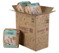 1 carton - 168 x Couches éco conçues BAMBO NATURE T3
