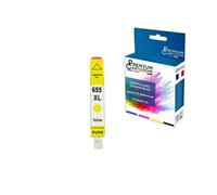 - 1 Cartouche compatible pour HP 655 XL Jaune HP 655 XL Deskjet Ink Advantage 3525, Deskjet Ink Advantage 4615,