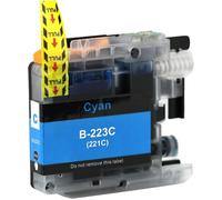 1 Cartouche d'encre Cyan pour remplacer Brother LC223C Compatible/Non-OEM pour Brother DCP et MFC Imprimantes