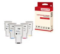1 Cartouche d'encre pour HP HP730 HP 730 Gris 300 ml