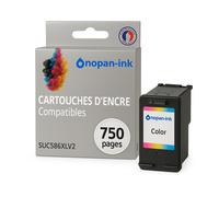 1 Cartouche pour CANON CL586XL couleur 750 avec Canon Pixma TS 4150i; Pixma TS 6550i; Pixma TS 7550i; Pixma TS 7650i; Pixma TS 7750i.