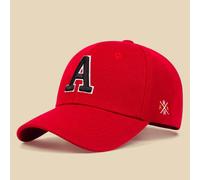 1 Casquette de baseball brodée pour femmes avec alphabet, ajustable pour l"extérieur et protection solaire, convient pour les voyages de printemps et d"automne, vacances en bord de mer et rue décontra