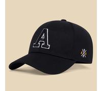 1 Casquette de baseball pour femme avec alphabet brodé, ajustable pour l"extérieur, protection solaire, convient pour des voyages de printemps et d"automne, vacances en bord de mer ou pour une utilisa