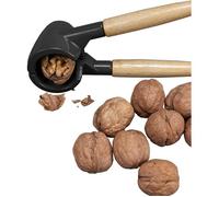 1 Casse-noix universel, ressort résistant, poignées bois verni, coquilles dures, noix noisettes amandes, cuisine maison. .
